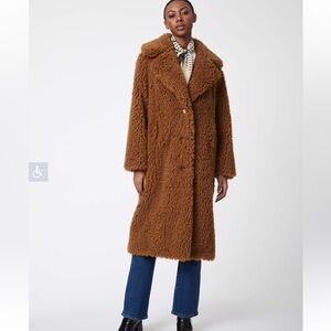 NWOT BERNARDO Modern Cloud Faux Fur Coat xxl